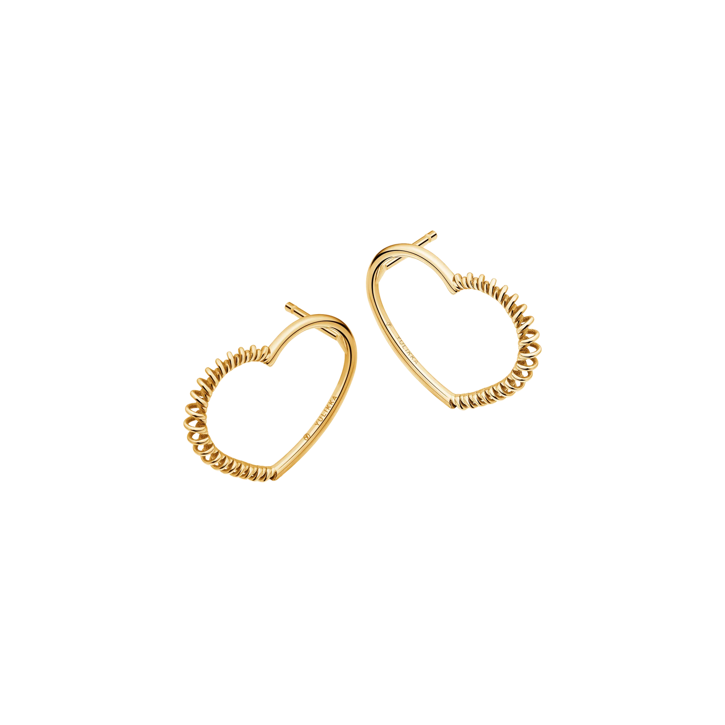 Small heart earrings