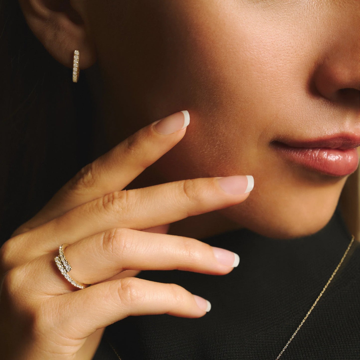 Ballerina graduated earrings