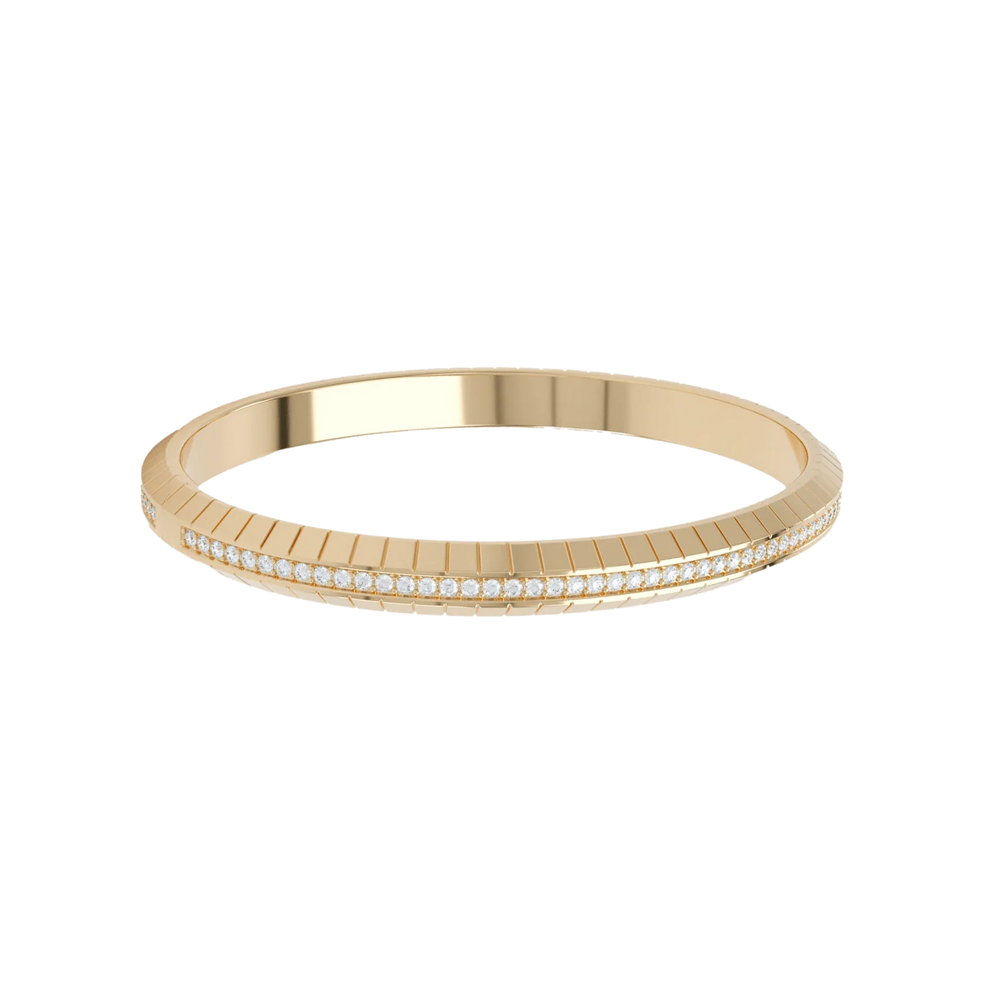 Eternity engraved bangle