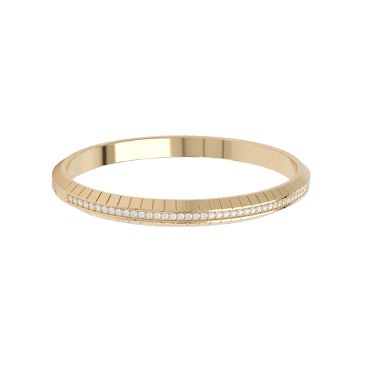 Eternity engraved bangle