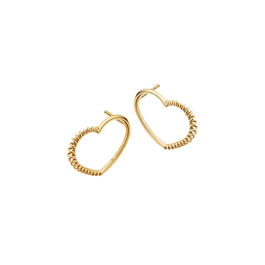 Small heart earrings